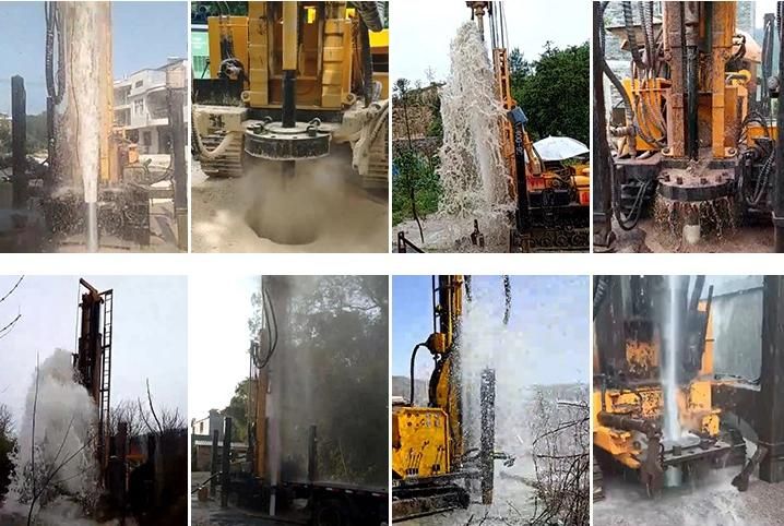 China Sell 180m Truck Mounted Pneumatic Water Well Drilling Rig for Sale