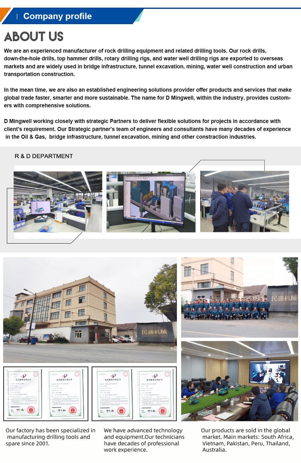 China Factory Wholesale Customized Borehole Drilling Rig DTH Drill Rig Machine Rig Mining Set