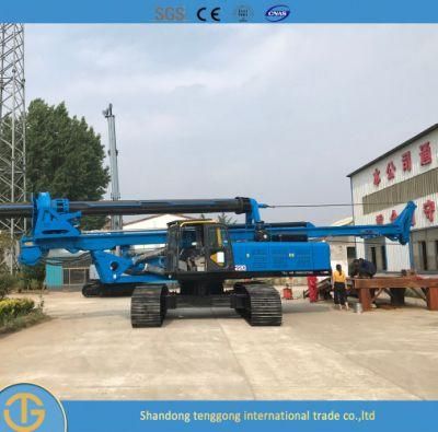 Water Well Drilling Rigs Hydraulic Micro Tractor Dr-220 Economical 5-60m Water Well Drilling Rig for Sale