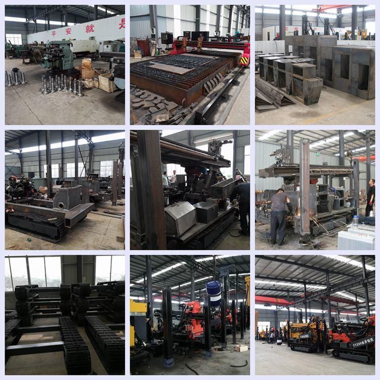 350m Track Mounted Air Compressor Rock Water Well Drilling Machine (FY-350)