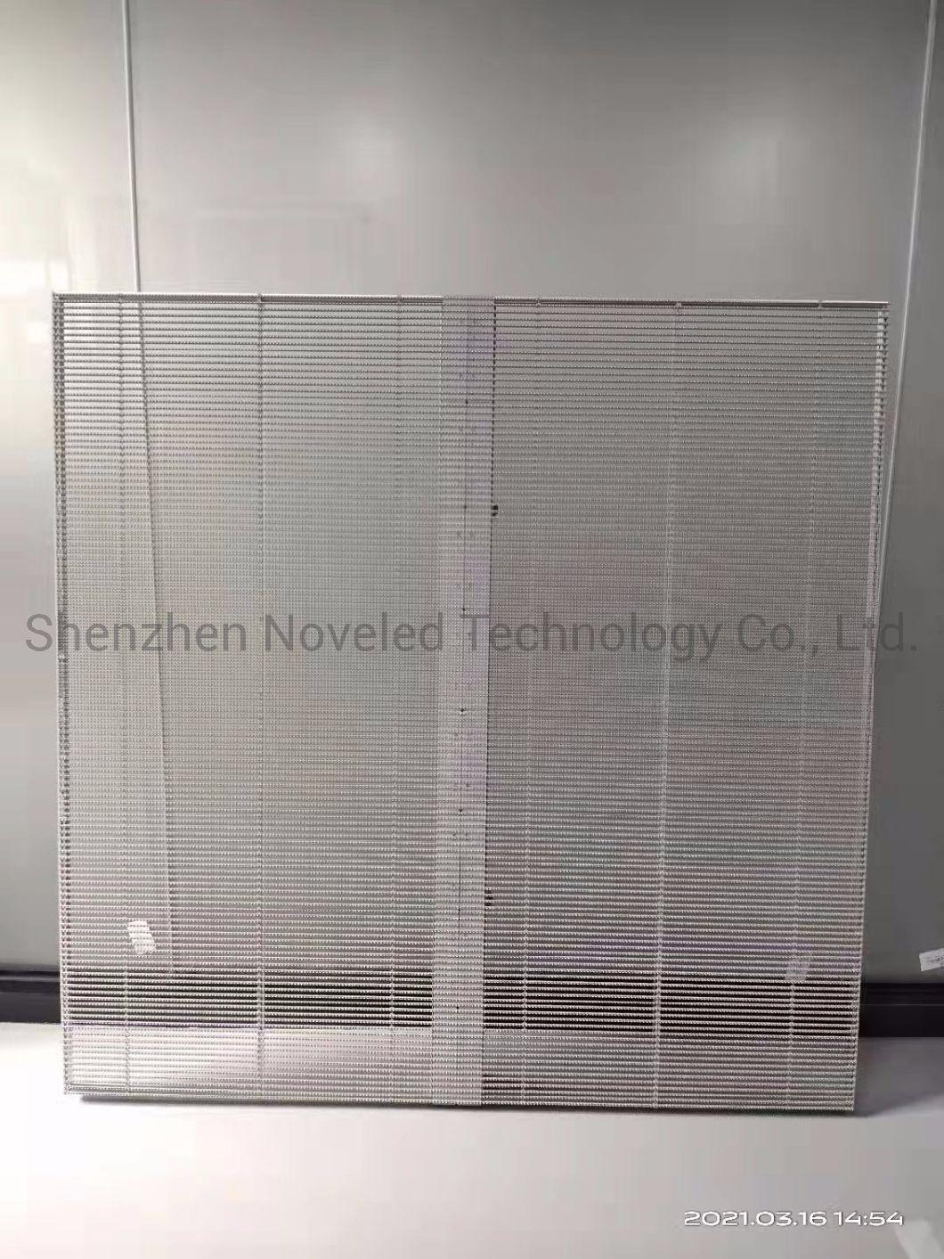 P3.91 High Transparency Glass Curtain LED Screen Display Screen