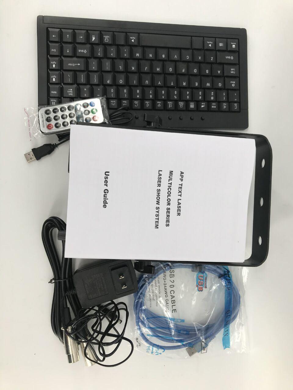 Keyboard Input Multi-Pattern Text Laser LED Pattern Light