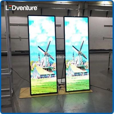 Indoor Standing Advertising LED Digital Poster for Car Show