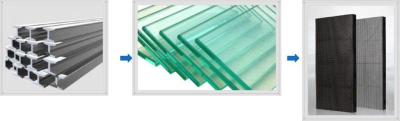 Realistic Effect of 3D Glass Plank Road Interactive Floor Tile Screen