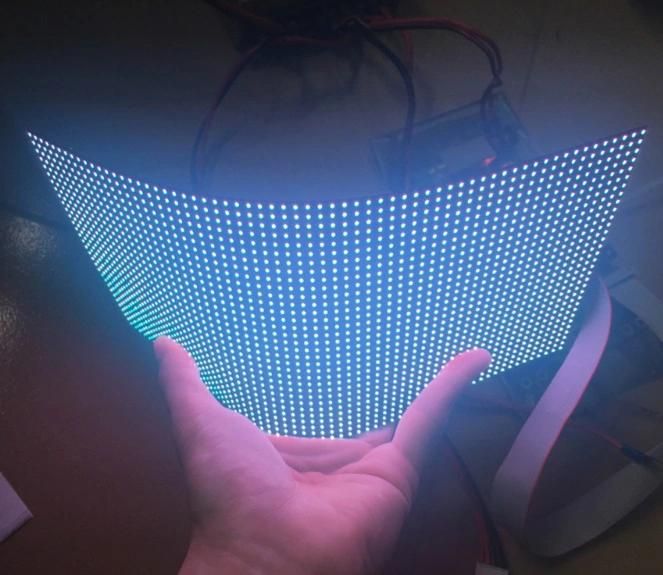 P2 New Design Soft LED Indoor 360 Degree Curve Display