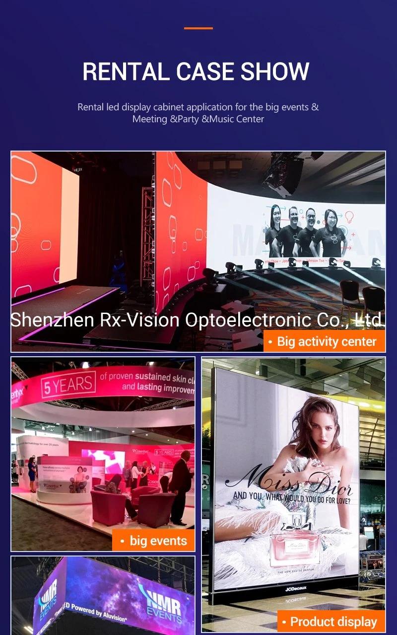 P3.91 Indoor Full Color Advertising Board LED Display with Flightcase