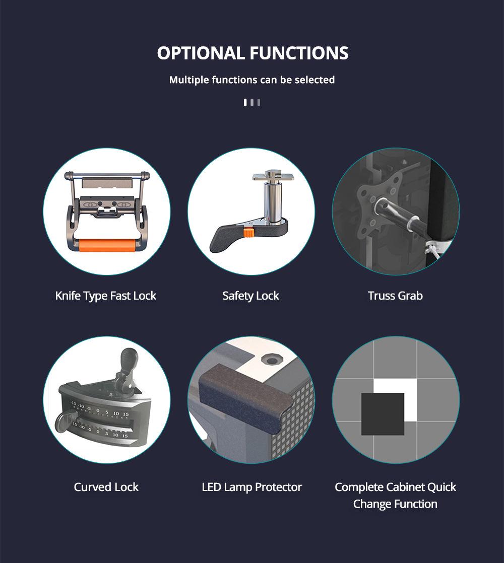 CE Approved 1/32 Scan Fws Cardboard, Wooden Carton, Flight Case Digital Display LED Screen