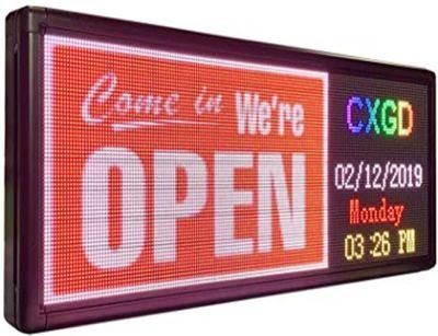 P10 WiFi/RS485/4G LED Sign Indoor Outdoor LED Scrolling Display Message Board