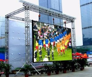 High Brightness P10 Rental Outdoor Full Color LED Display Screen