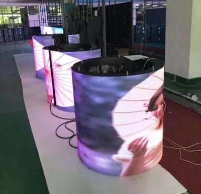 Indoor P2.5 P4 Flexible LED Advertising Display Screen Panel