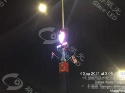 Pole Post HD LED Display Advertising P6 WiFi 4G Full Color Screen
