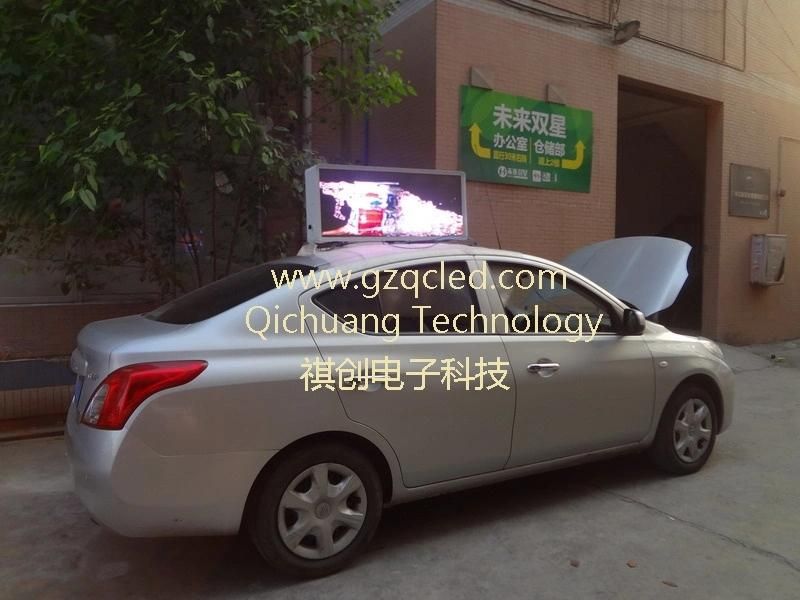P3 Waterproof HD Quality Taxi Top Full Color LED Display