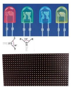Outdoor DIP Single White P10 LED Module Screen Text Display