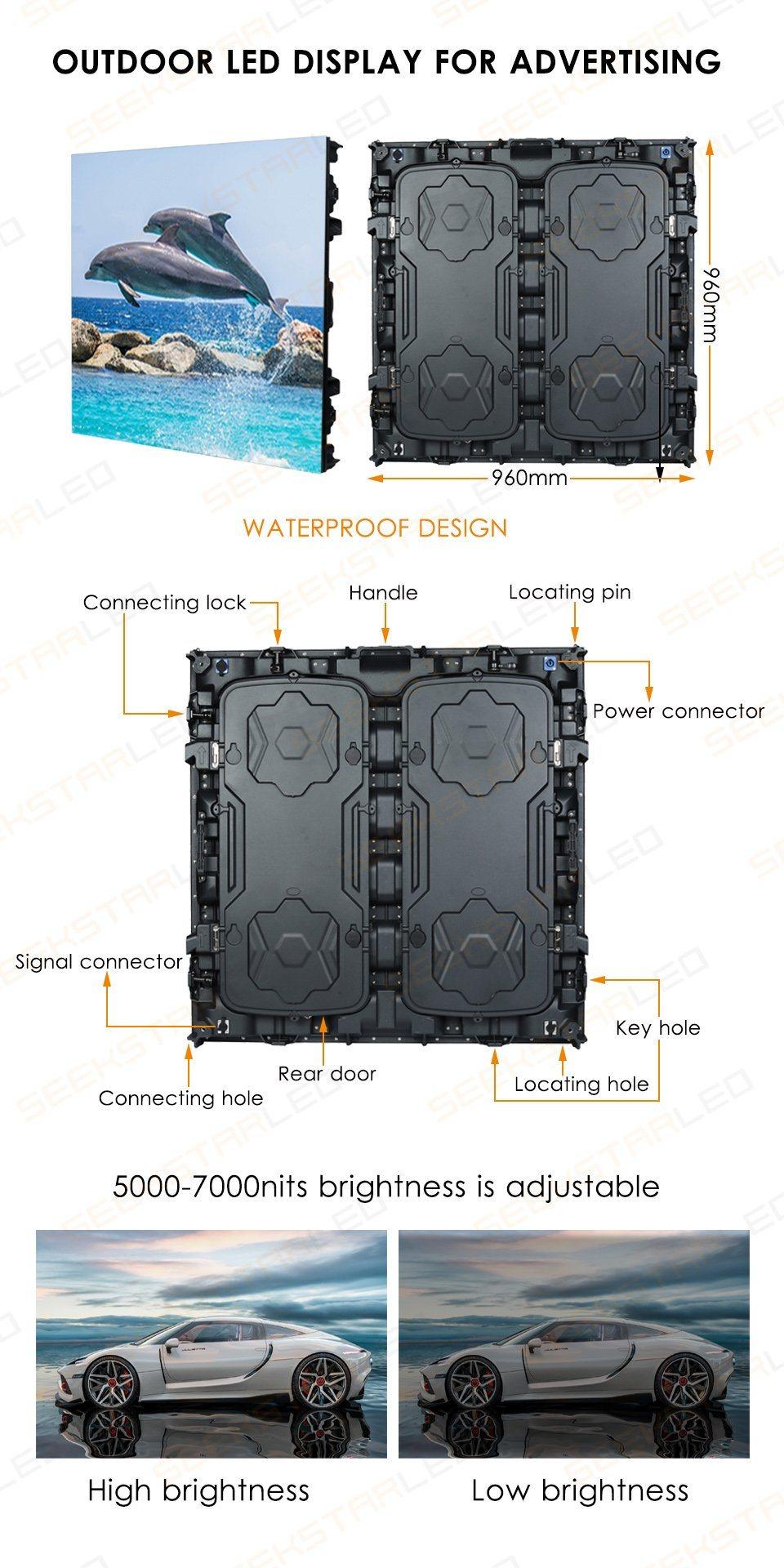 Outdoor SMD Giant Brightness Full Color LED Advertising Display P3