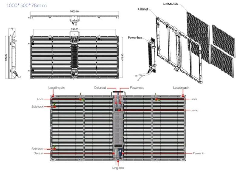 P3.91 Transparent LED Mesh Screen for Retail Stores Glass Windows
