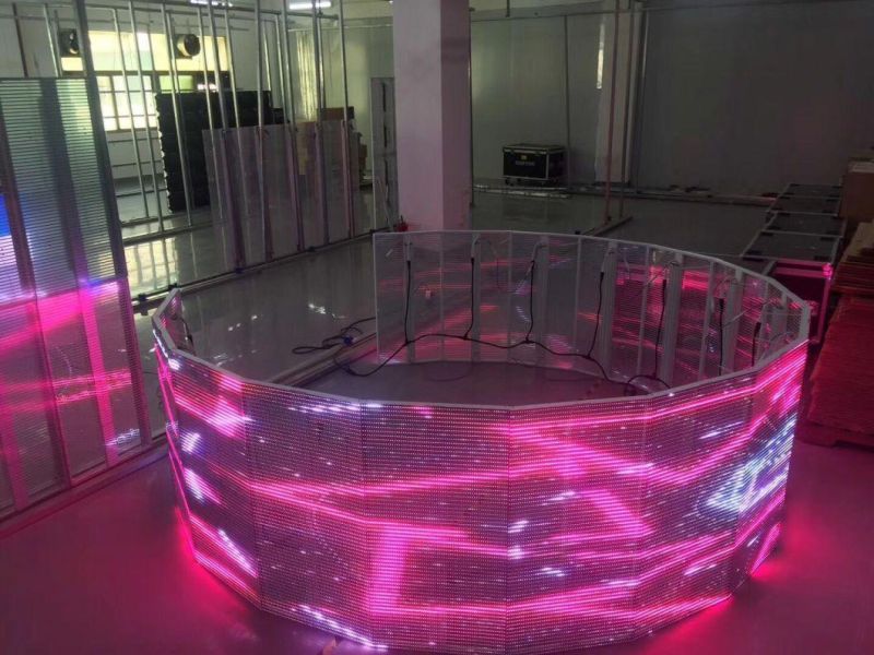 Full Color Transparent Ultra Light Weight LED Screen