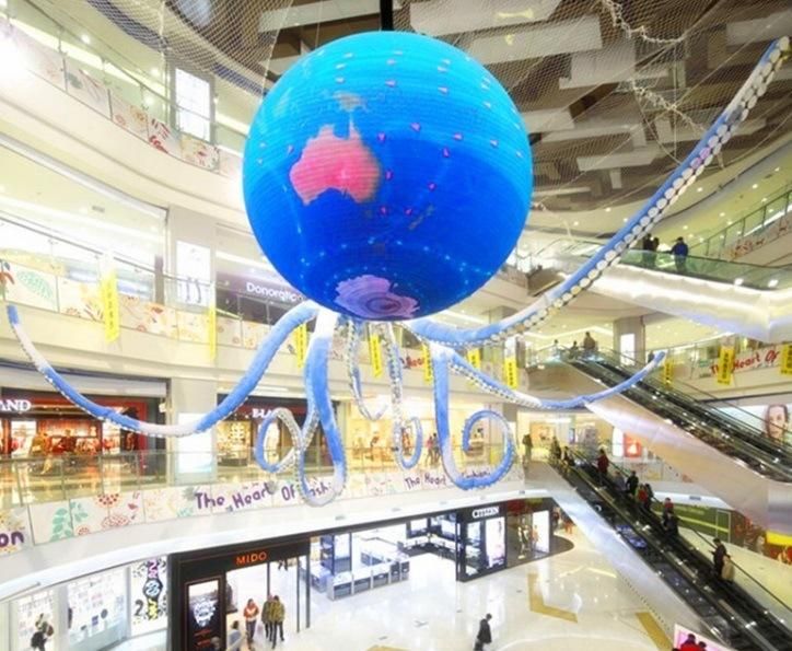 2022 Kensun Spherical LED Display Indoor Outdoor LED Ball Screen LED Sphere Display Advertising Screen