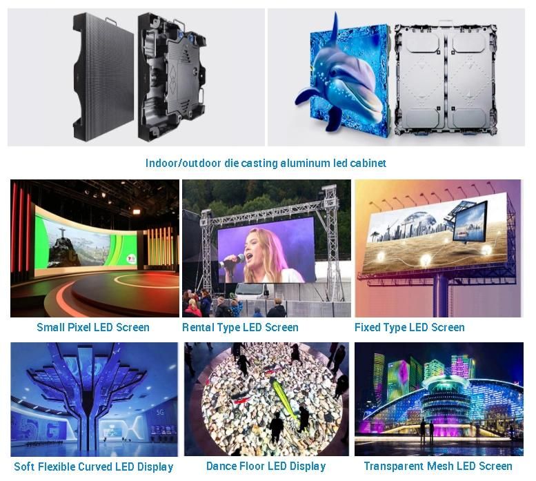 HD P5 Electronic LED Display Price Custom Media Solutions Screen Board LED Video Wall
