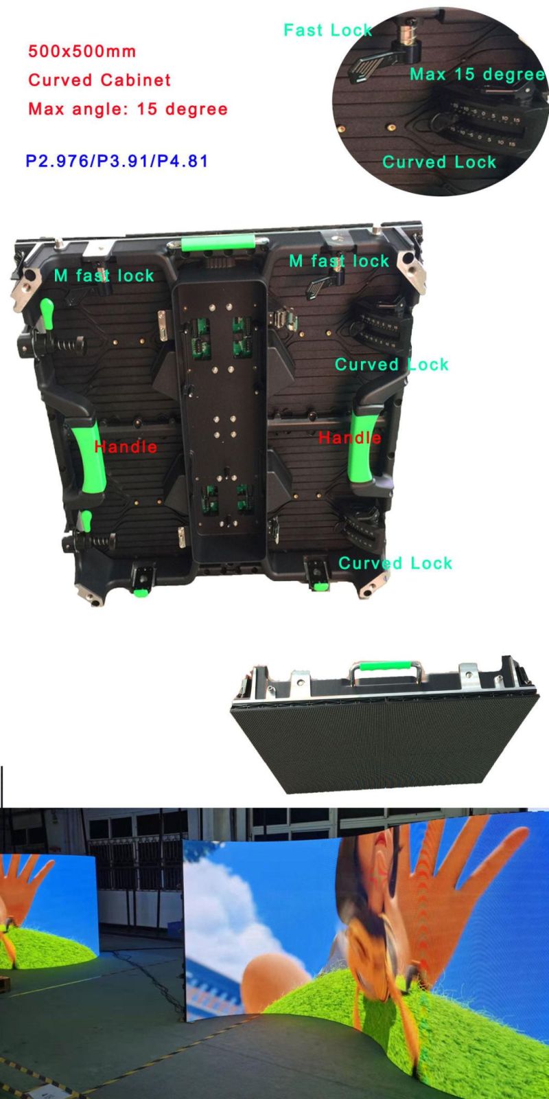 P4.81 Outdoor Full Color LED Advertising Billboard Display Screen