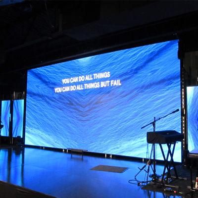 Customized Video Wall Panel RGB HD Matrix Thin Digital Board Stage Backdrop