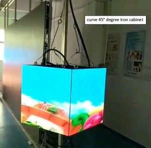 P3 P2.5 P5 Indoor Outdoor Seamless LED Corner Display
