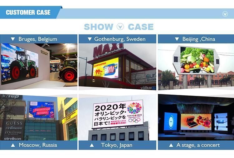 Indoor Outdoor Full Color P2/P2.5/P3.91/P4.81/P5.95 1000K Waterproof LED Cabinet