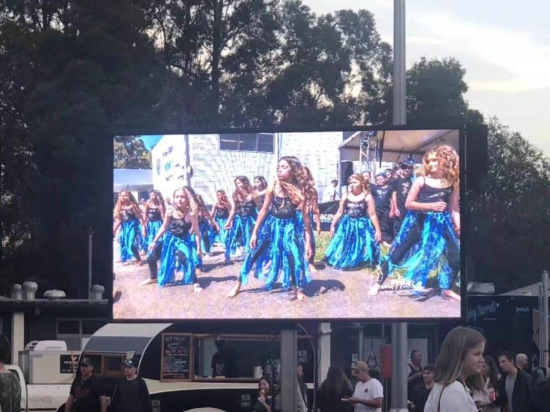 Outdoor Full Color Move Advertising LED Display Trailer