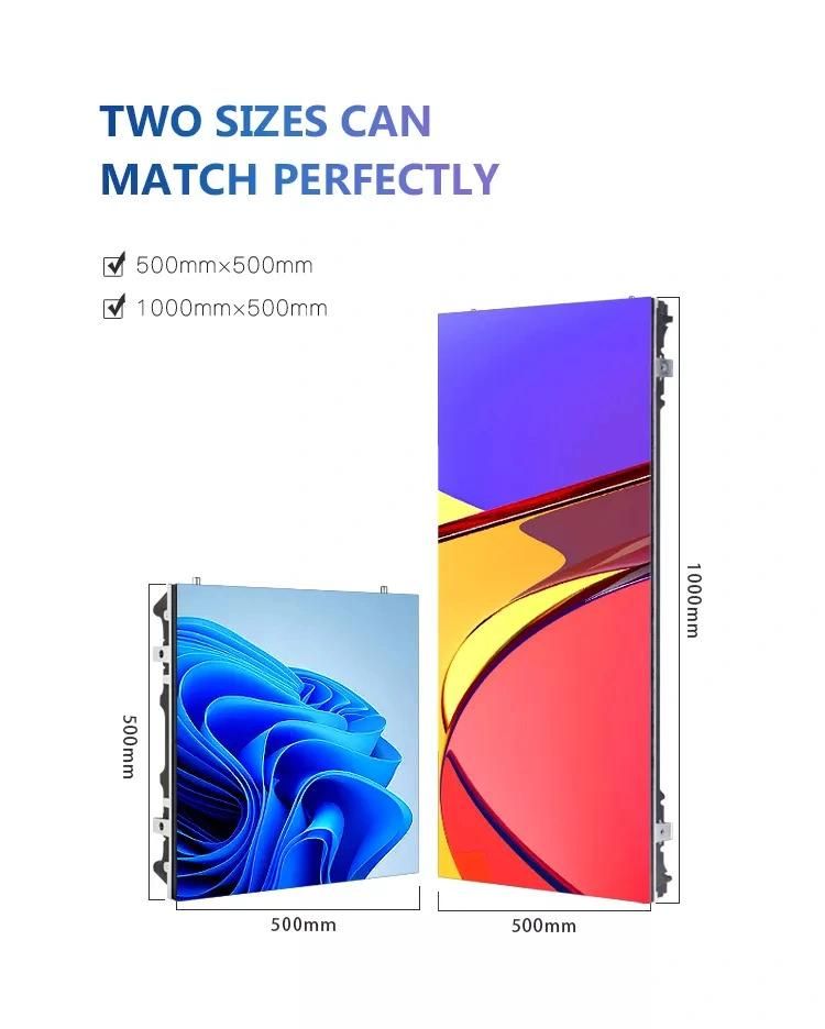 Top LED High Quality Rental P4.81 P3.91 Outdoor Video LED Display Pixel Customized Pantalla Empty Display Screen Cabinet