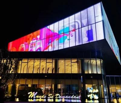 Glass Transparent LED Display Screen P3.91-7.8 LED Video Wall Transparent LED Screen