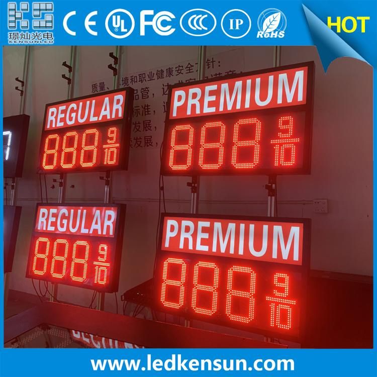 Fuelight Petroleum Price Displays 20" Digital Gas Price Signs