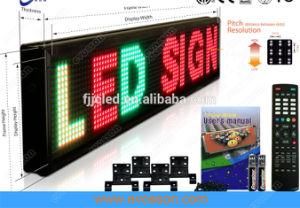 P10 Single Red Color Scrolling Text LED Sign