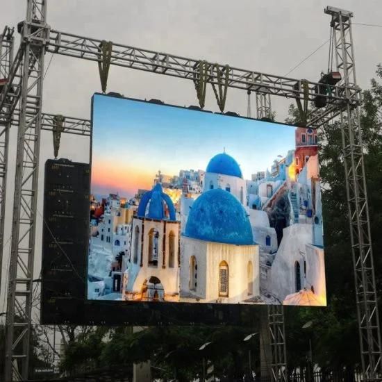 High Quality Outdoor LED Display Cabinet 500X500mm LED Panel P5.95 Screen