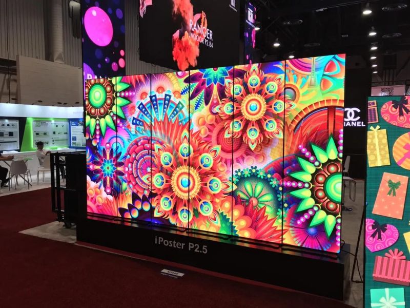 P2.5 Portable Poster Advertising Stand LED Display Mirror LED Display