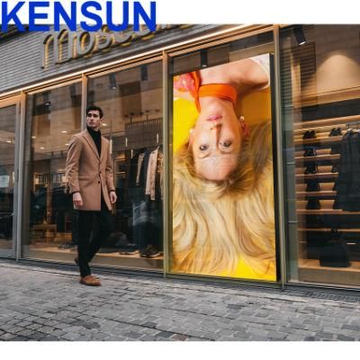 P2.5 Indoor Shop Store Retail Window Advertising High Brightness LED Display 1600*960mm P2.5 Shop Window LED Screen