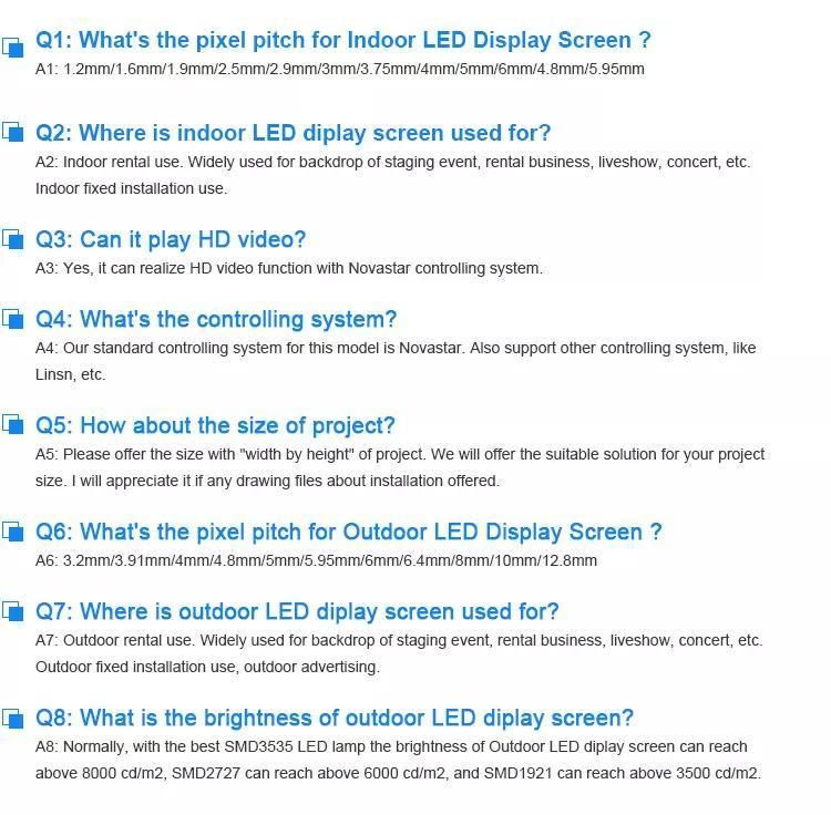 Indoor Rental LED Screen Display P4.81 Die Casting Aluminum Cabinet