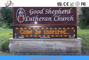 High-Brightness P10 Red-Color Message Outdoor LED Mono Color Display
