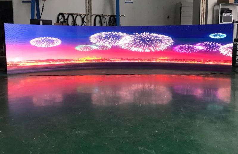 P2 New Design Soft LED Indoor 360 Degree Curve Display