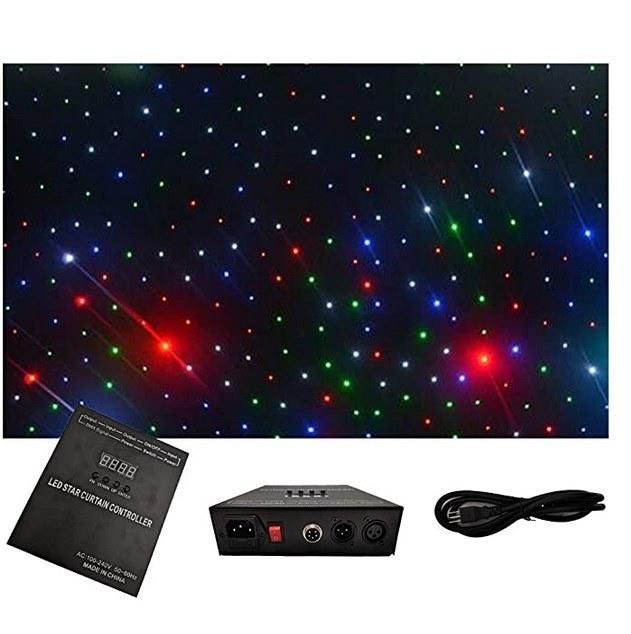 China 4m*3m RGBW Color LED Star Curtain Cloth Light