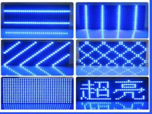 Outdoor Single Blue P10 LED Module Screen Text Display