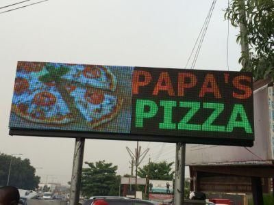 7500nits High Brightness DIP346 Full Color P10 LED Screen for Advertising