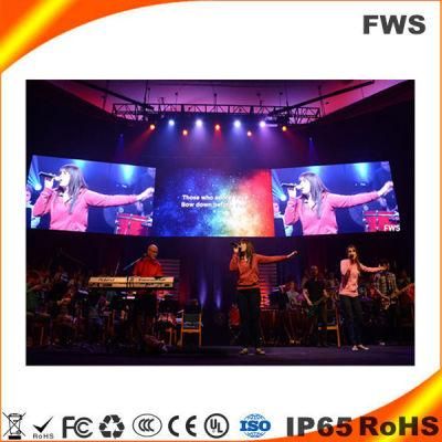 Shenzhen China Full Color Fws Cardboard, Wooden Carton, Flight Case LED Screen