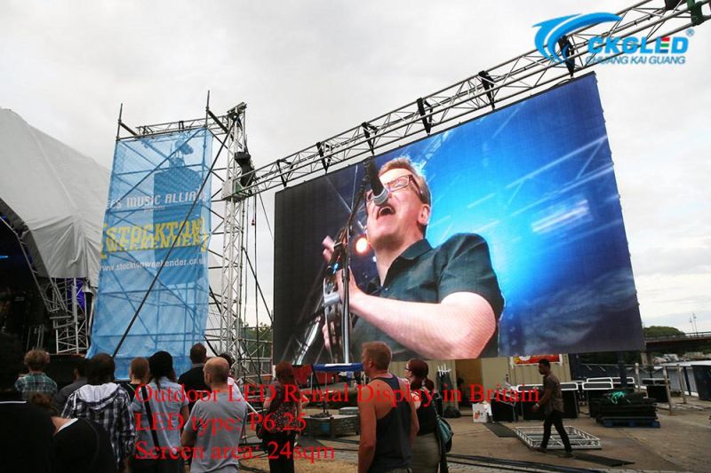 P2.6 P3.91 P6.25 RGB Indoor Outdoor Rental LED Display Screen