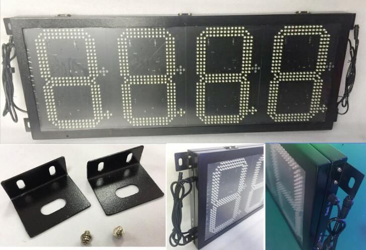 Gaint 24" LED Gas Station Electronic LED Gas Price Signs 8888 Single Red Fuel Price Sign