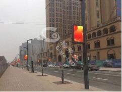 Glare-LED Special Road Light LED Pole Display Street Advertising Screen