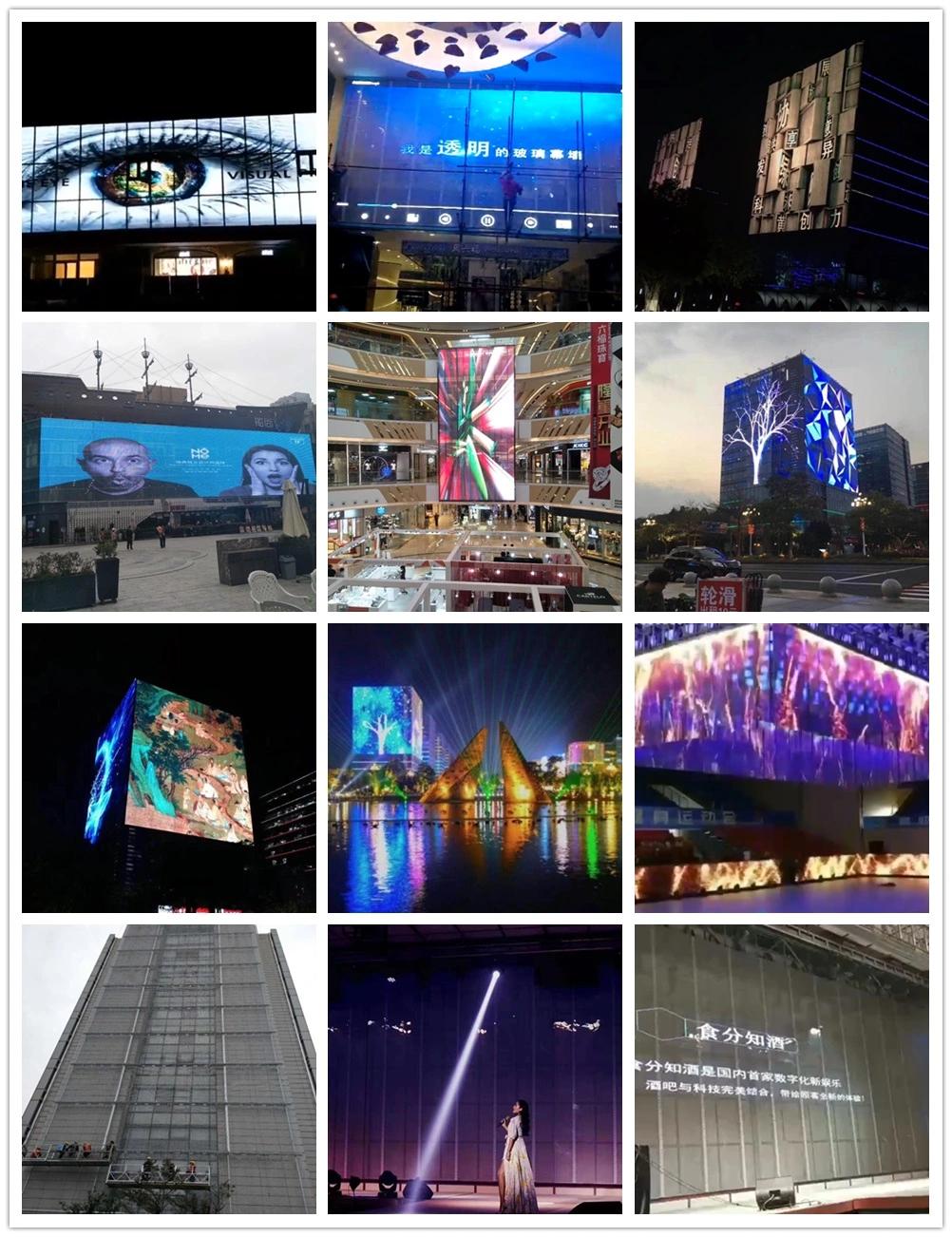Easy Installation Customized Transparent Glass LED Panel for Auto 4s Shop (TGC7.8)