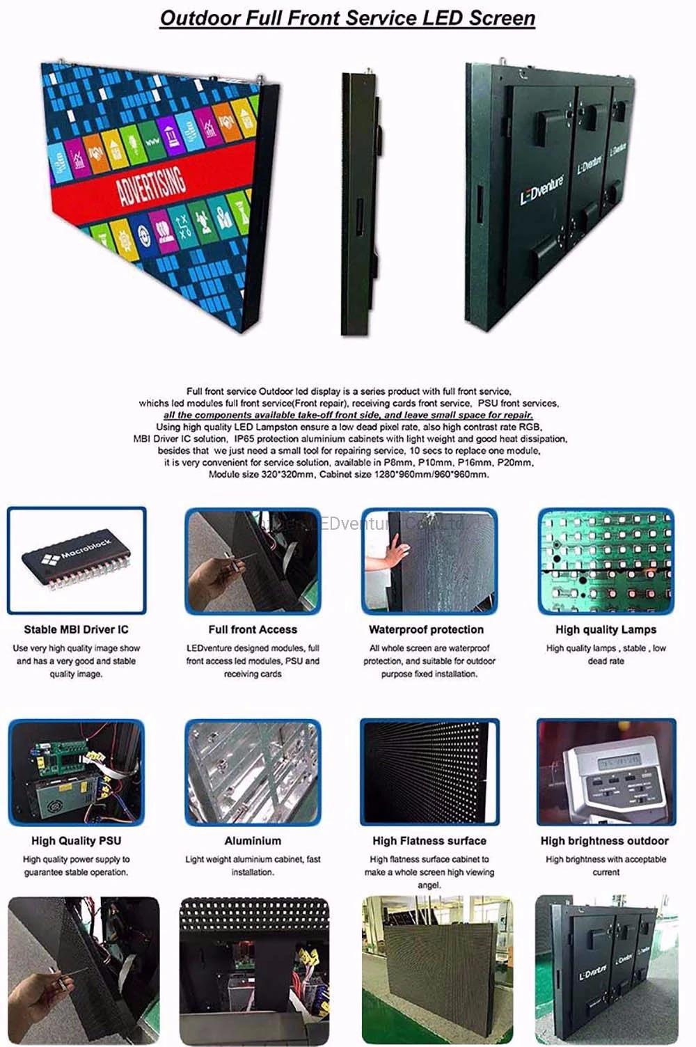 P6.67 Outdoor High Quality Advertising Billboard Screen LED Display Board