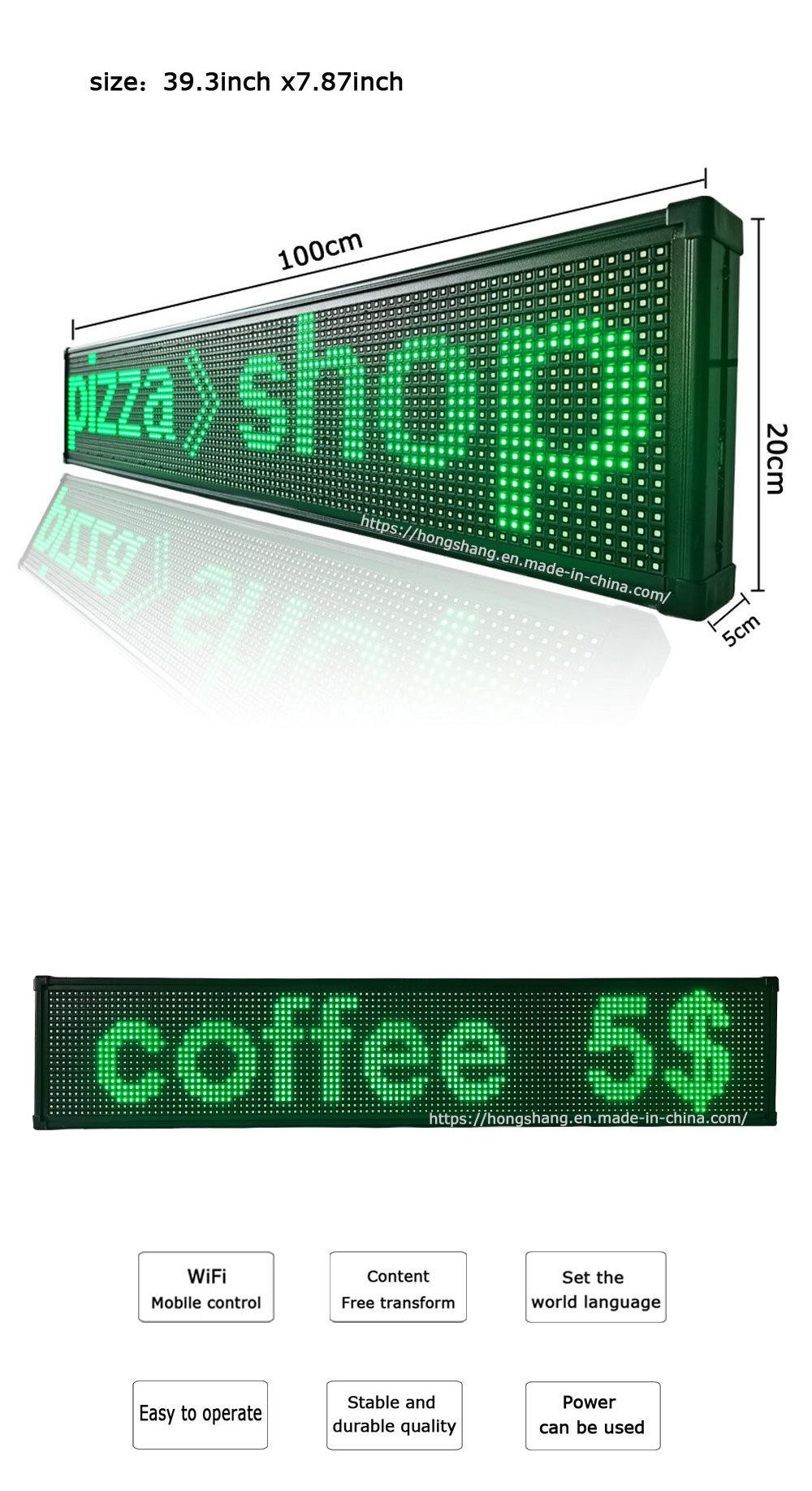 Outdoor Card LED Message Board Ad Player Display Panel Price