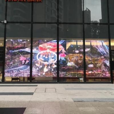 Transparent Outdoor Mesh LED Screen /Transparent LED Curtain Display