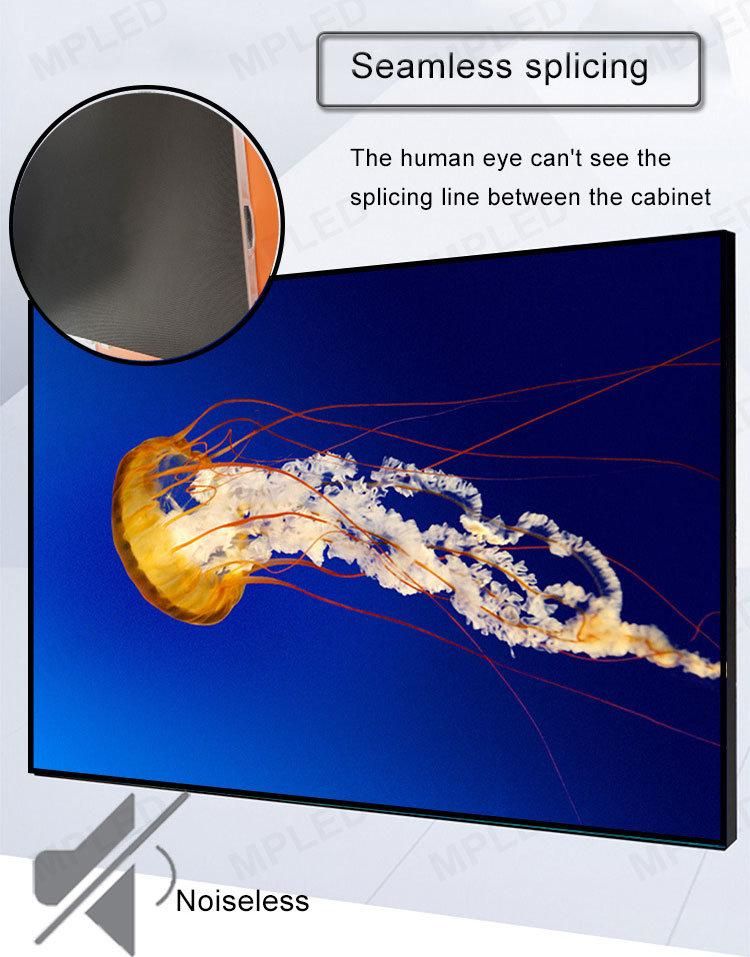 Full Color HD Indoor High Density 3840Hz P1.25 P1.56 P1.875 P1.923 P2 Video Wall LED TV Conference Magnet Front Service Seamless Ultra Thin Light LED Display
