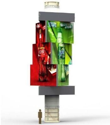 2020 Shenzhen Factory Customized Three Sides Digital Video LED Display